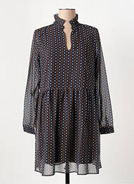 Robe courte manches longues manches longues bleu LE BOUDOIR D'EDOUARD femme