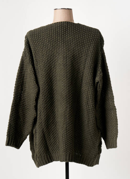 Gilet manches longues vert LE BOUDOIR D'EDOUARD femme