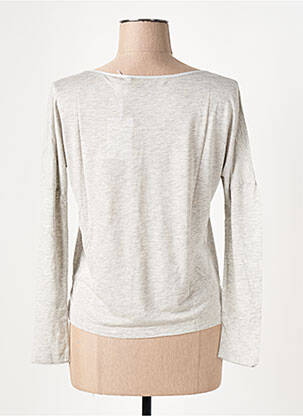 T-shirt manches longues manches longues gris LE BOUDOIR D'EDOUARD femme