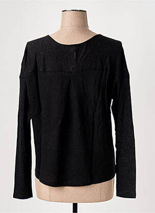 T-shirt manches longues manches longues noir LE BOUDOIR D'EDOUARD femme