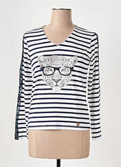 T-shirt bleu LE BOUDOIR D'EDOUARD pour femme seconde vue