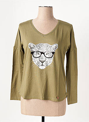 T-shirt vert LE BOUDOIR D'EDOUARD pour femme