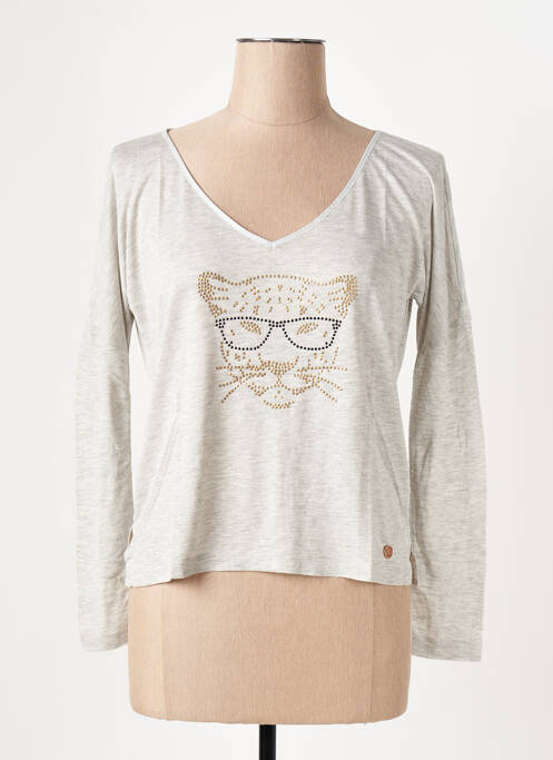 T-shirt gris LE BOUDOIR D'EDOUARD pour femme