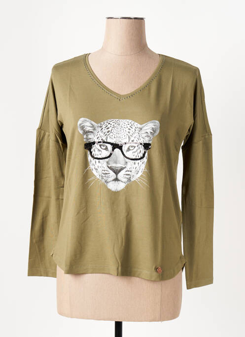 T-shirt vert LE BOUDOIR D'EDOUARD pour femme