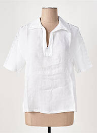 Top manches courtes manches courtes blanc LE BOUDOIR D'EDOUARD femme
