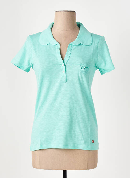Polo vert LE BOUDOIR D'EDOUARD pour femme