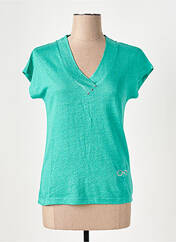 T-shirt vert LE BOUDOIR D'EDOUARD pour femme seconde vue