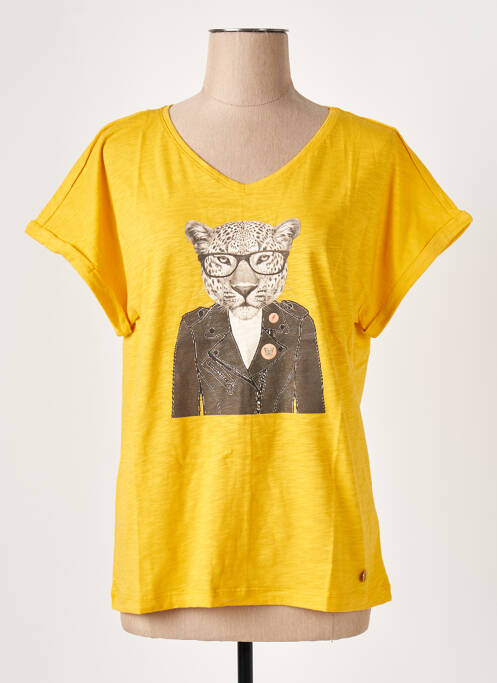 T-shirt jaune LE BOUDOIR D'EDOUARD pour femme
