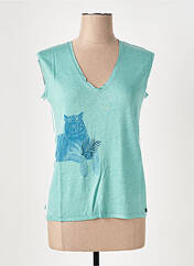 Débardeur vert LE BOUDOIR D'EDOUARD pour femme seconde vue