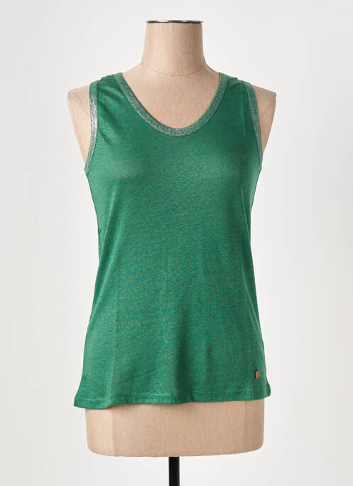 Débardeur vert LE BOUDOIR D'EDOUARD pour femme