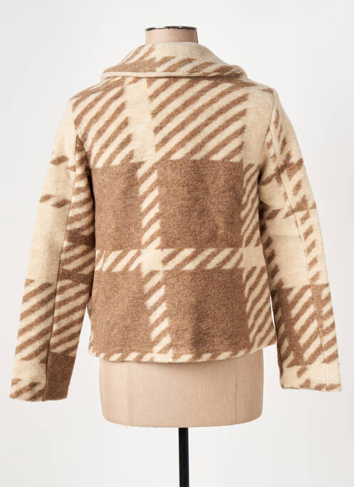 Manteau court beige LE BOUDOIR D'EDOUARD pour femme