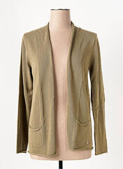 Gilet manches longues vert LE BOUDOIR D'EDOUARD pour femme seconde vue