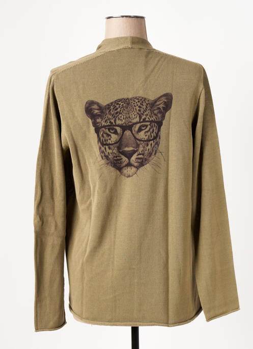 Gilet manches longues vert LE BOUDOIR D'EDOUARD pour femme