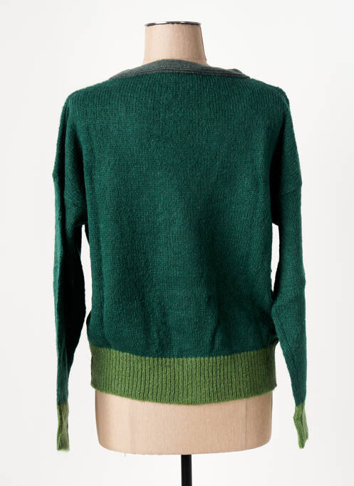 Gilet manches longues vert LE BOUDOIR D'EDOUARD pour femme