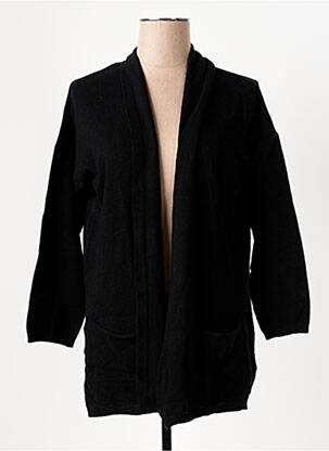 Gilet manches longues stretch noir LE BOUDOIR D'EDOUARD femme