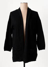 Gilet manches longues stretch noir LE BOUDOIR D'EDOUARD femme