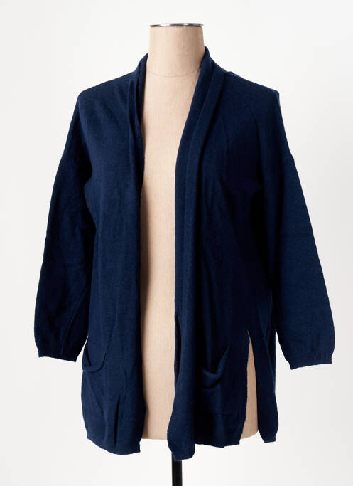 Gilet manches longues bleu LE BOUDOIR D'EDOUARD pour femme