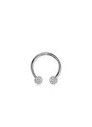 Piercing ornement oxyde de zirconium argent TATA GISELE femme
