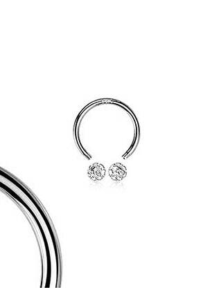 Piercing ornement oxyde de zirconium argent TATA GISELE femme
