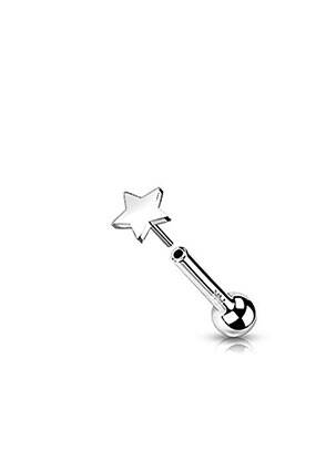 Piercing matériaux or blanc argent TATA GISELE femme
