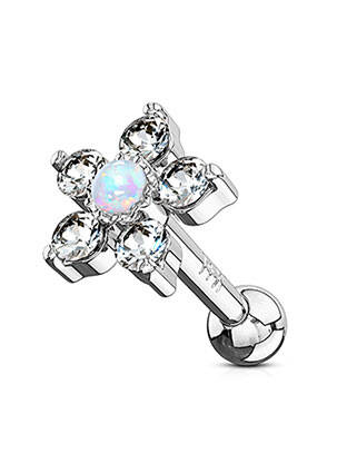 Piercing matériaux or blanc argent TATA GISELE femme