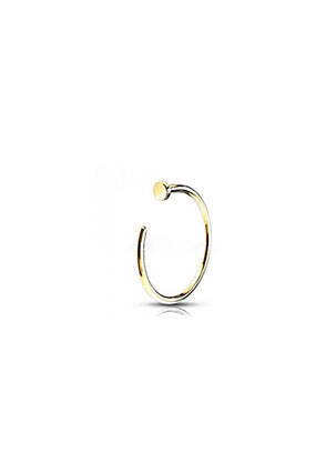 Piercing matériaux or blanc or TATA GISELE femme