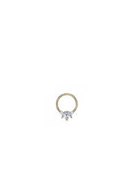 Piercing ornement oxyde de zirconium or TATA GISELE femme