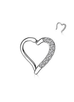 Piercing ornement oxyde de zirconium argent TATA GISELE femme