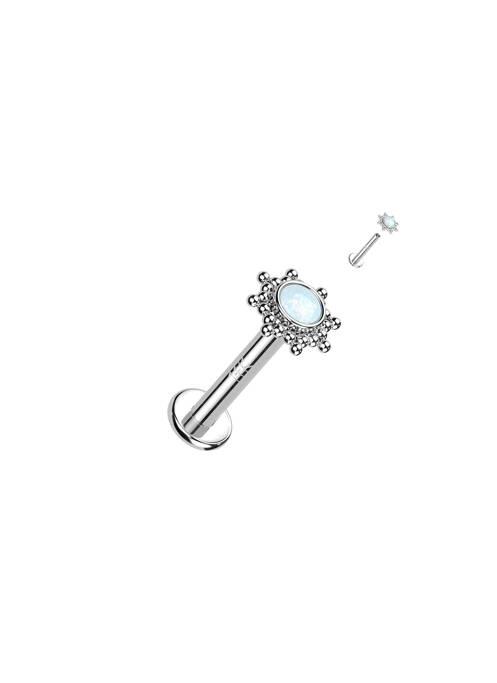 Piercing matériaux or blanc argent TATA GISELE femme