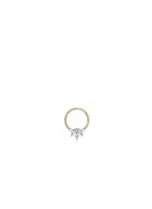 Piercing ornement oxyde de zirconium or TATA GISELE femme