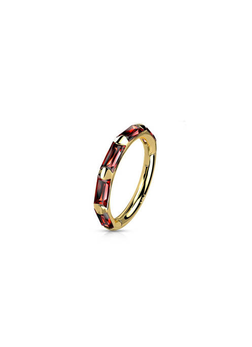Piercing ornement oxyde de zirconium or TATA GISELE femme