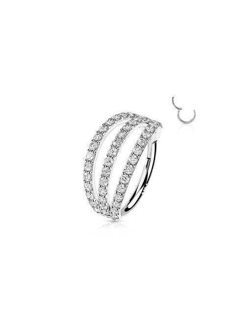 Piercing argent TATA GISELE pour femme