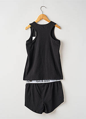 Pyjashort col rond noir GUESS fille