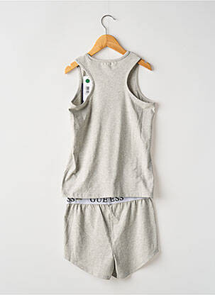 Pyjashort col rond gris GUESS fille