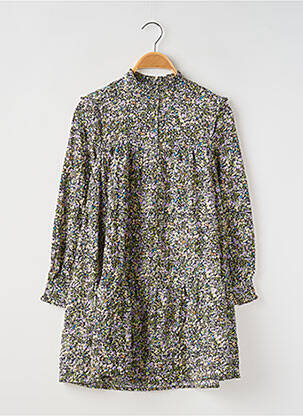 Robe courte manches longues manches longues noir GARCIA fille