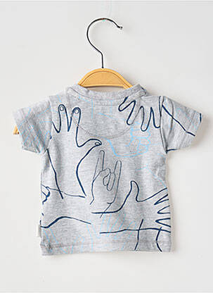 T-shirt imprimé fantaisie manches courtes gris NOPPIES garçon