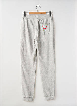 Jogging tissage jersey taille élastique gris GUESS fille