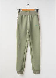 Jogging tissage jersey taille élastique vert GUESS fille