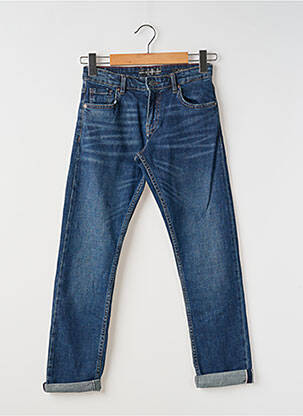 Jeans coupe slim stretch bleu GUESS fille