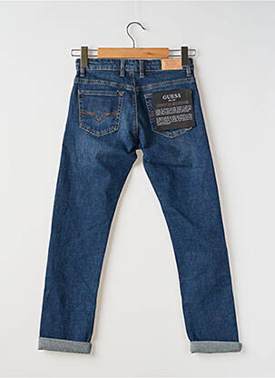 Jeans coupe slim stretch bleu GUESS fille