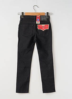Jeans coupe slim tissage brut noir LEVIS garcon