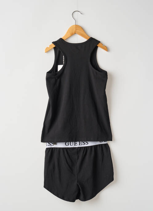 Pyjashort col rond noir GUESS fille