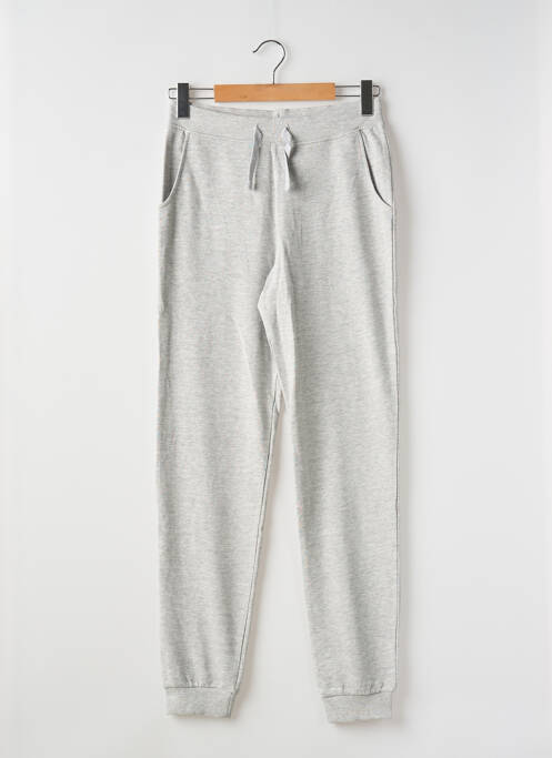 Jogging tissage jersey taille élastique gris GUESS fille