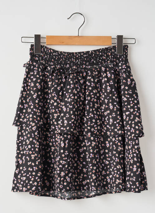 Jupe courte taille normale noir GARCIA fille