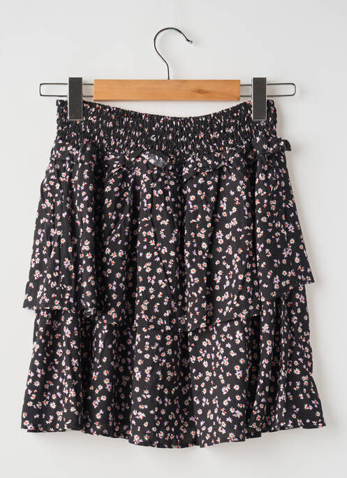 Jupe courte taille normale noir GARCIA fille