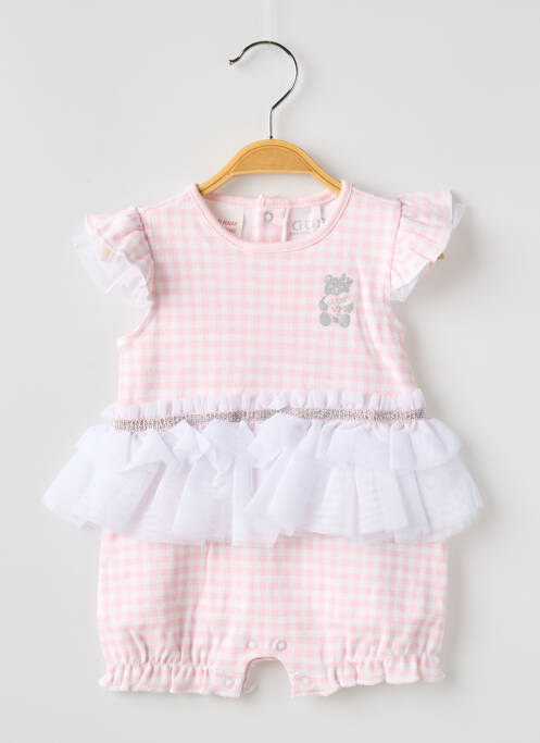 Barboteuse rose GUESS pour fille