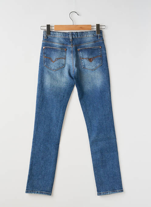 Jeans coupe slim bleu GUESS pour fille