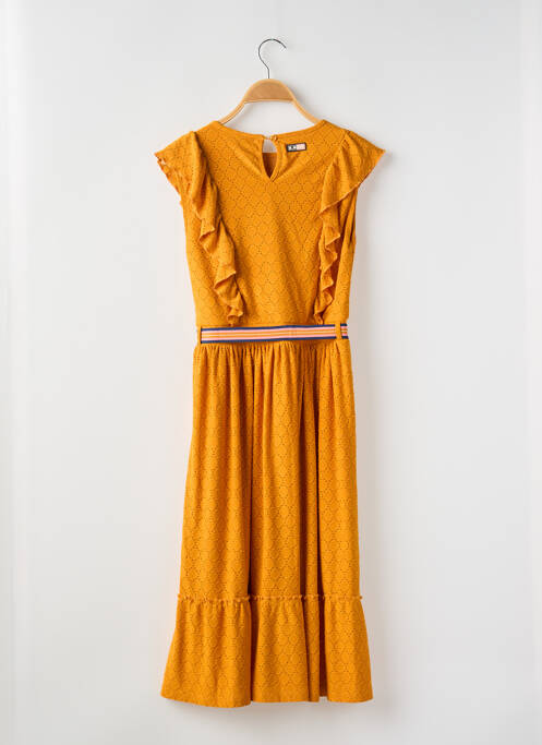 Robe longue orange B-NOSY pour fille
