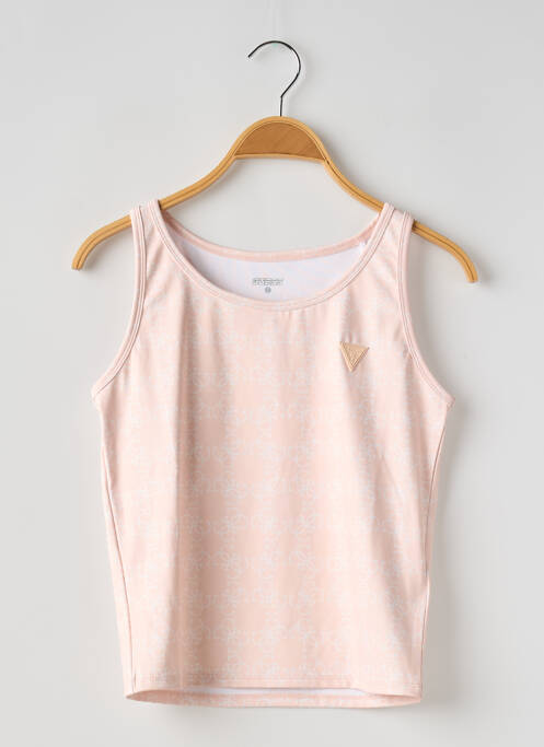 Top rose GUESS pour fille