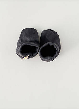 Chaussons/pantoufles bout rond bout rond gris fonce PETIT OH enfant